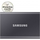 Samsung Portable T7 500 GB External SSD hard drive USB 3.2 (Gen 2) Grey - MU-PC500T/WW